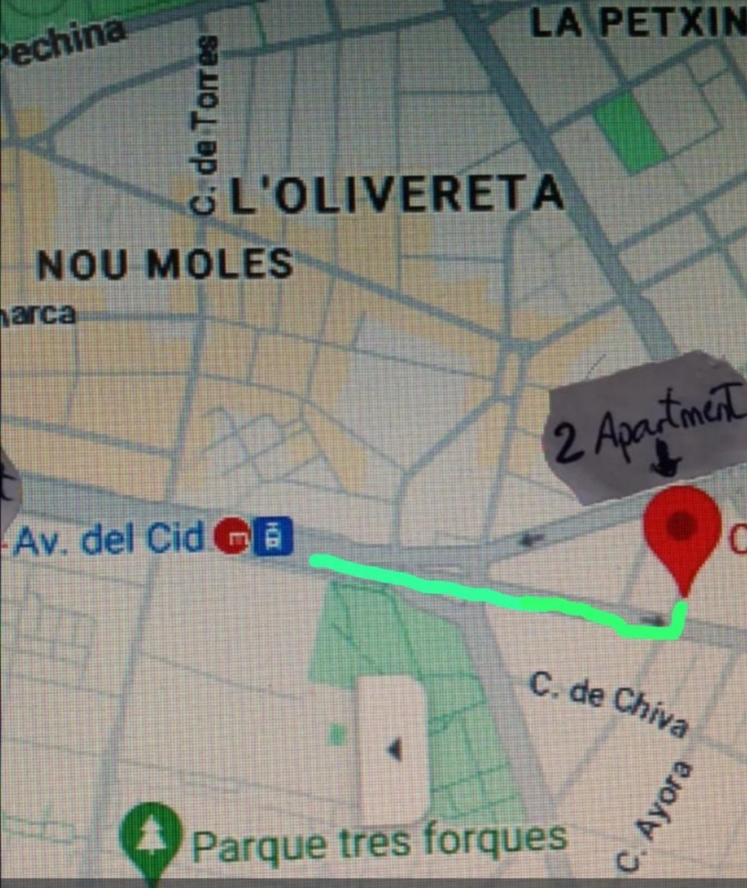 Centrico Apartamento En Valencia Proximo Parada De Metro Angel Guimera Экстерьер фото